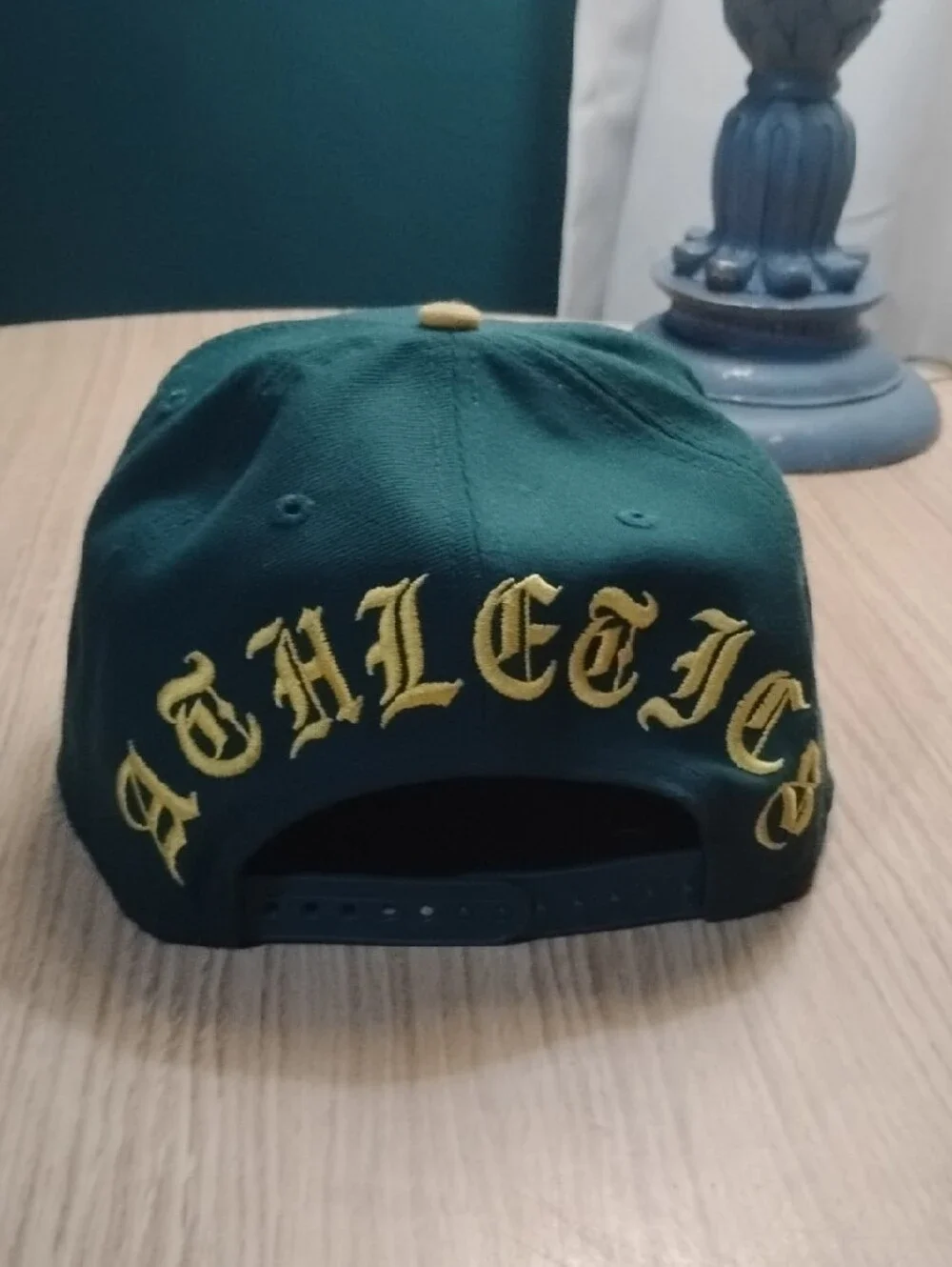 New Era Oakland A's Green and Yellow Kids Fitted Cap